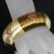 Handcrafted Ethnic Bangle Silk Raffia Gold Bronze