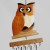 Handcrafted Wooden Owl Windchimes - Claude