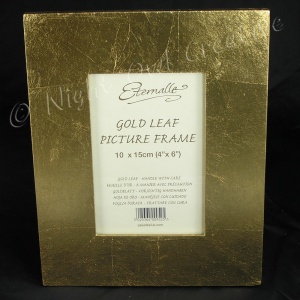Artisan Photo Frame -  Genuine Gold Leaf 4 x 6