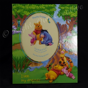 Pooh Bear Photo Frame - I Like My Friends - Chilling