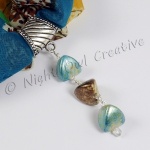 Silk Blend Chiffon Scarf Set with Limited Edition Handcrafted Slider Pendant
