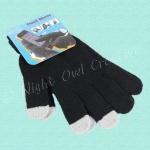 Touch-Screen Gloves - Unisex One Size Black