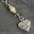 Beaded ''Mother'' Bookmark, Freshwater Pearls, Glass, Antique Silver Finish